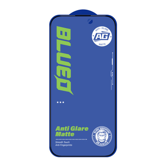 Blueo Anti-Glare -näytönsuoja Apple iPhone 11 Pro Max / XS Max -puhelimelle, karkaistu lasi, täyteeliimalla, musta