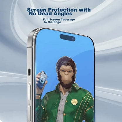 Blueo Anti-Glare -näytönsuoja Apple iPhone 11 Pro / XS / X:lle, karkaistu lasi, täysi liima, musta
