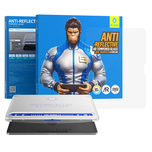 Blueo Anti-Reflective HD Applicator Pro -näytönsuoja Apple iPad Pro 12.9 (2022) -laitteelle, karkaistu lasi, täysiliimainen