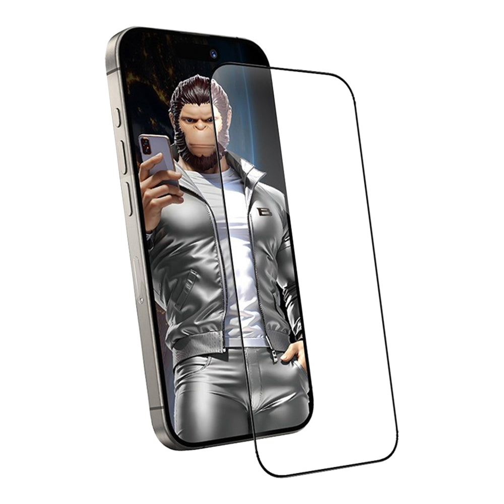 Blueo Anti-Static HD -näytönsuoja Apple iPhone 18 Pro Max / 17 Pro Max / 16 Pro Max, karkaistu lasi, täysiliimainen, musta
