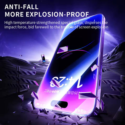 Blueo Anti-Static HD -näytönsuoja Apple iPhone 18 Pro Max / 17 Pro Max / 16 Pro Max, karkaistu lasi, täysiliimainen, musta