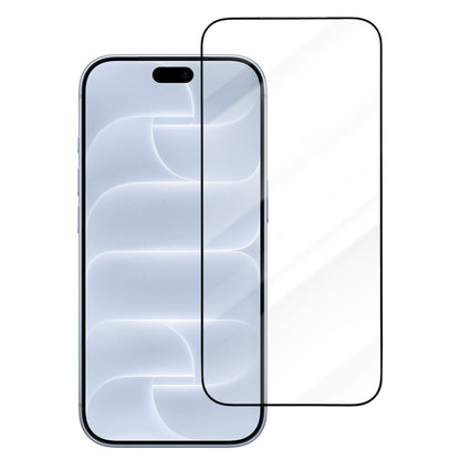 Blueo Drop Resistant Applicator Pro -näytönsuojalasi Apple iPhone 18 Pro / 17 Pro / 17 / 16 Pro -puhelimille, karkaistua lasia, täysliimattu, musta