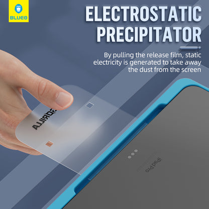 Blueo HD Applicator Pro -näytönsuoja Apple iPad Pro 11 (2024) -laitteelle, karkaistu lasi, täysliima