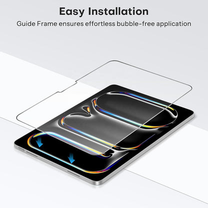 Blueo HD -näytönsuoja Apple iPad Pro 12.9 (2022) / Pro 12.9 (2021) / Pro 12.9 (2020) -laitteille, karkaistu lasi, täyshartsi