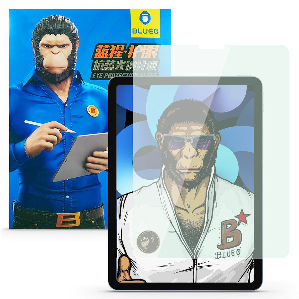 Blueo-suojakalvo Apple iPad Pro 12.9 (2022) / Pro 12.9 (2021) / Pro 12.9 (2020) -laitteille, Panssarilasi, Täysliima