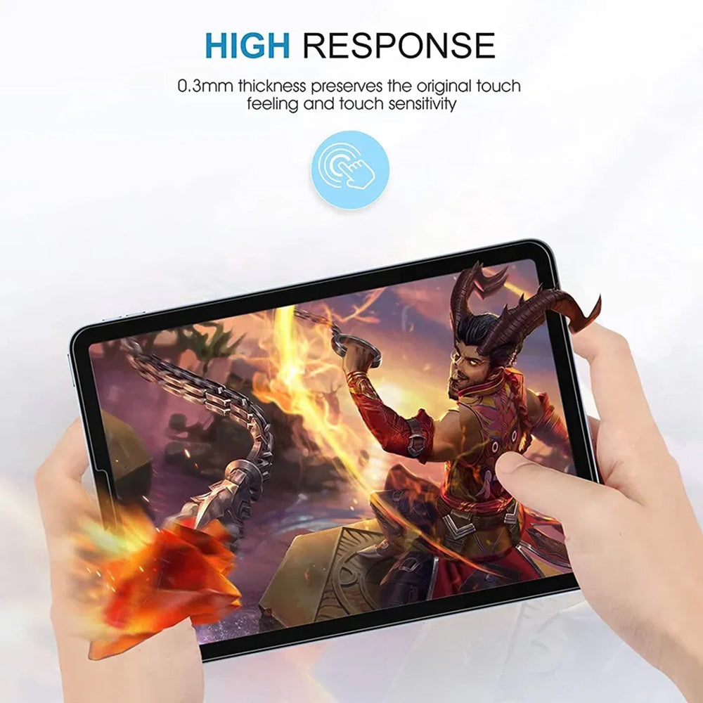 Clear Lito Classic -näytönsuoja Apple iPadille (2025) / (2022), karkaistu lasi, täysiliimainen, 2.5D