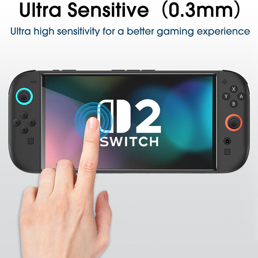 Techsuit SwitchAura Näytönsuoja-applikaattori Nintendo Switch 2:lle, Karkaistu lasi, 2 kappaleen setti