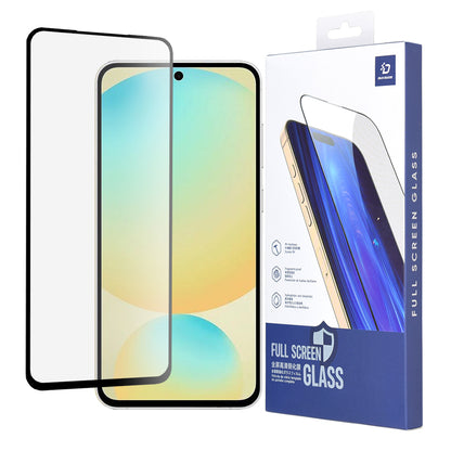 DUX DUCIS Näytönsuoja Samsung Galaxy S24 FE S721:lle, Karkaistu Lasi, Reunaliima, Musta