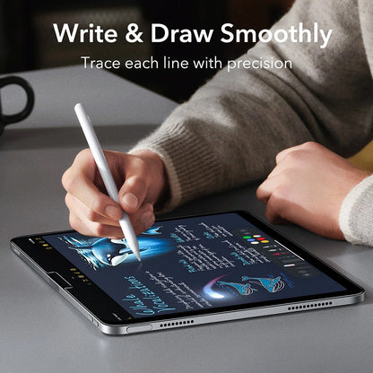 ESR Armorite Paper Feel UltraFit -näytönsuojakalvo Apple iPadille (2025) / (2022), Panssarilasi, Täysliima, 2 kappaleen setti
