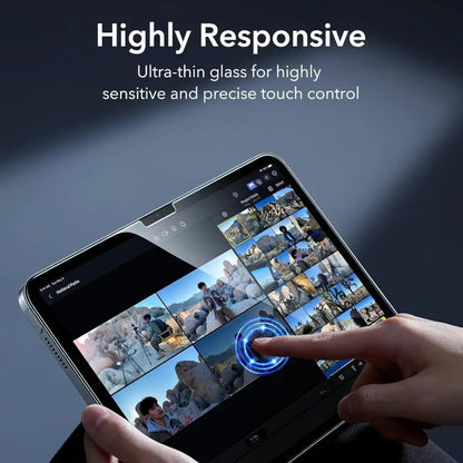 ESR Armorite UltraFit näytönsuojakalvo Apple iPad (2025) / (2022) varten, karkaistu lasi, Full Glue, 2 kappaleen setti