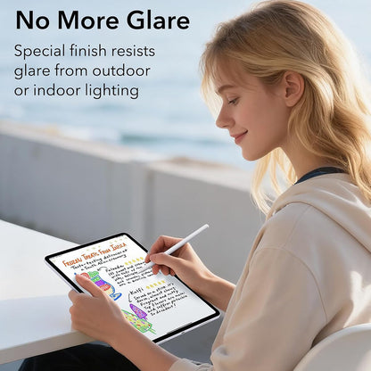 ESR Paper Feel UltraFit Screen Protector for Apple iPad (2025) / (2022), Plastic, Set of 2 Pieces