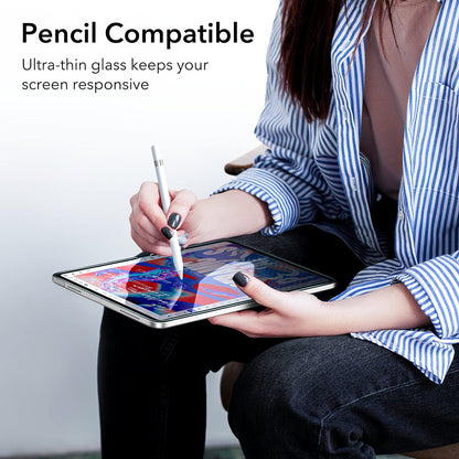 ESR-näytönsuojakalvo Apple iPadille (2025) / (2022), Panssarilasi, Full Glue, 2 kappaleen setti