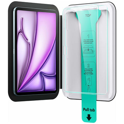 ESR UltraFit näytönsuojakalvo Apple iPad Air 13 (2025) / Air 13 (2024) varten, karkaistu lasi, täysliima, 2 kappaleen setti