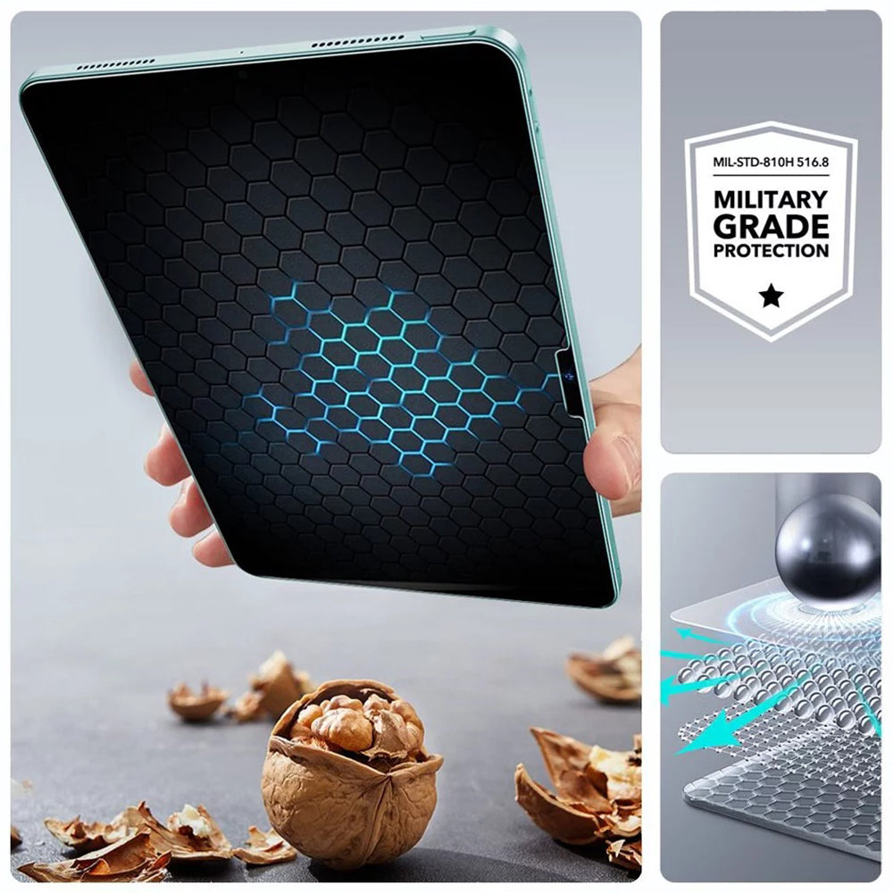 ESR UltraFit näytönsuojakalvo Apple iPad Air 13 (2025) / Air 13 (2024) varten, karkaistu lasi, täysliima, 2 kappaleen setti