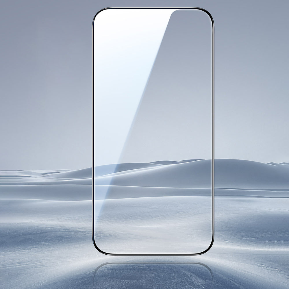 ESR UltraFit -näytönsuojakalvo Apple iPhone 17 Pro Maxille, Panssarilasi, Täysliima, Musta