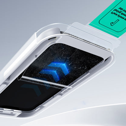 ESR UltraFit -näytönsuojakalvo Apple iPhone 17 Pro Maxille, Panssarilasi, Täysliima, Musta