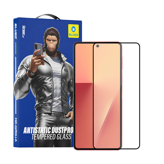 Blueo HD ulkoinen suojakalvo Samsung Galaxy Z Flip8 F776 / Z Flip7 F766:lle, karkaistu lasi, täysiliimainen, 2.5D, musta