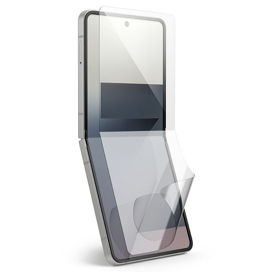 Ringke Dual Easy Pro sisäinen näytönsuojakalvo Samsung Galaxy Z Flip7 F766:lle, Muovi, 2 kappaleen setti