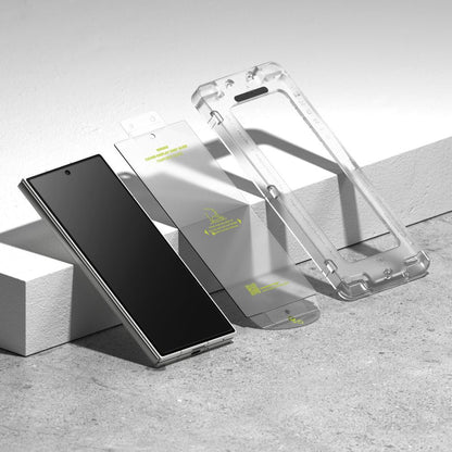 Ringke Easy Slide ulkoinen näytönsuojakalvo Samsung Galaxy Z Fold7 F966:lle, karkaistu lasi, täysliima, 2 kappaleen setti
