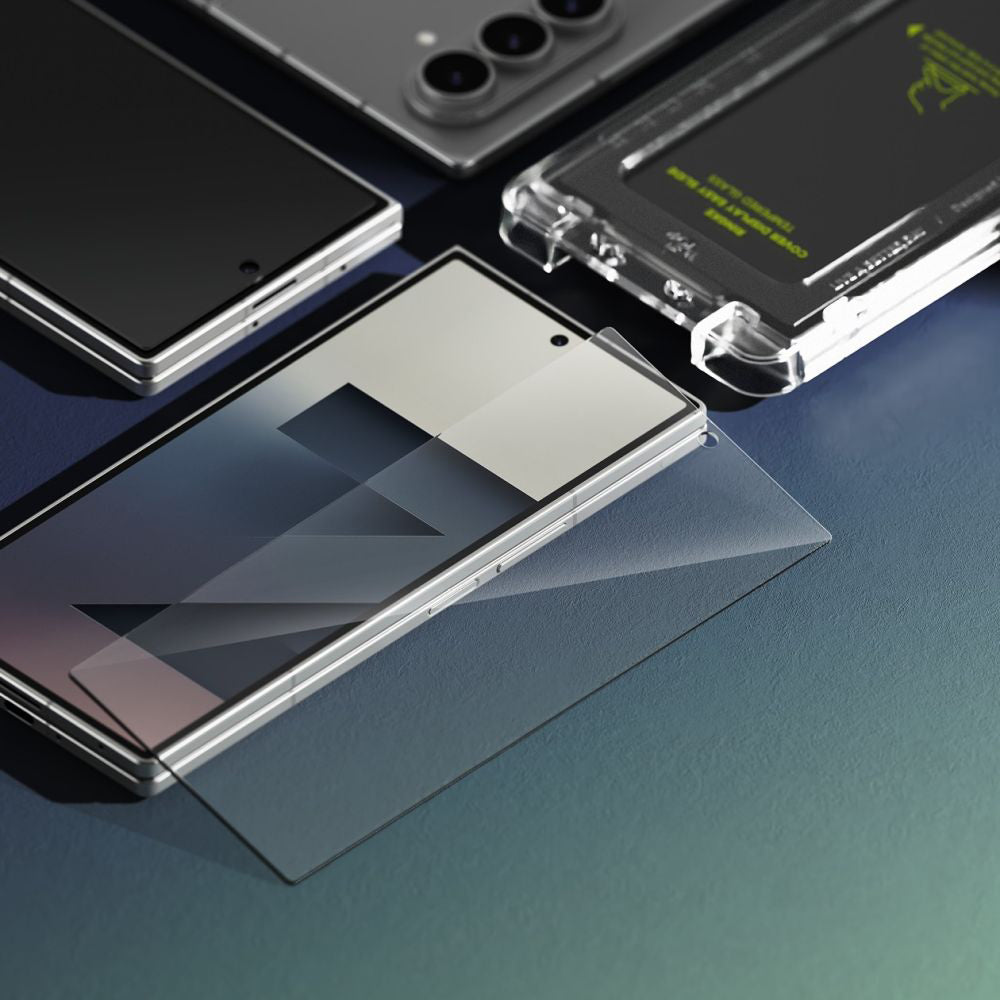 Ringke Easy Slide ulkoinen näytönsuojakalvo Samsung Galaxy Z Fold7 F966:lle, karkaistu lasi, täysliima, 2 kappaleen setti