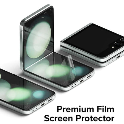 Sisäinen näytönsuojakalvo Ringke Dual Easy Samsung Galaxy Z Flip5 F731:lle, Muovi, 2 kappaleen setti