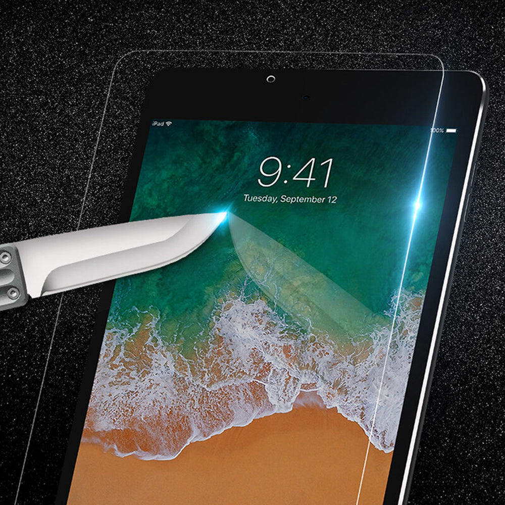 Lito Classic -näytönsuoja Apple iPad 10.2 (2021) / 10.2 (2020) / 10.2 (2019) -laitteille, turvalasi, täyshartsi, 2.5D