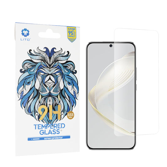 Lito Classic -näytönsuoja Huawei nova 12s / nova 11:lle, turvalasi, täyshartsi, 2.5D