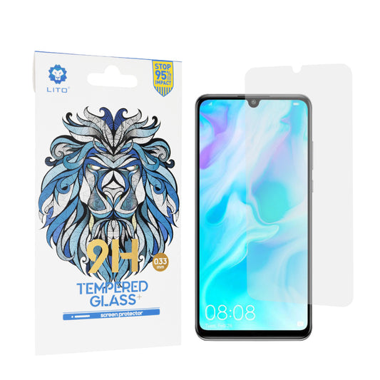 Lito Classic Screen Protector Film for Huawei P30 lite New Edition / P30 lite, Tempered Glass, Full Glue, 2.5D