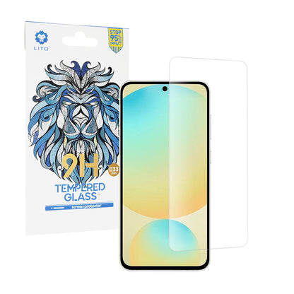 Lito Classic Ultra Thin Screen Protector for Samsung Galaxy S24 FE S721, Tempered Glass, Full Glue, 2.5D