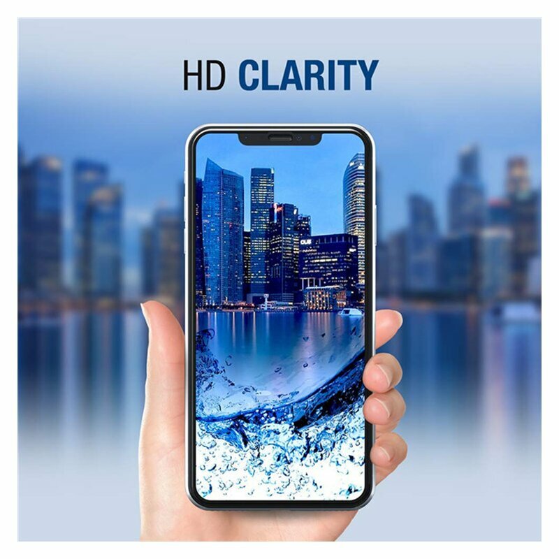 Suojakalvo Lito HD Pro Clear Apple iPhone 17 Air -puhelimelle, Karkaistu lasi, Full Glue, Musta