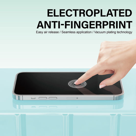 Lito NB näytönsuojakalvo Apple iPhone 17 Pro Max, karkaistu lasi, täysliima, musta