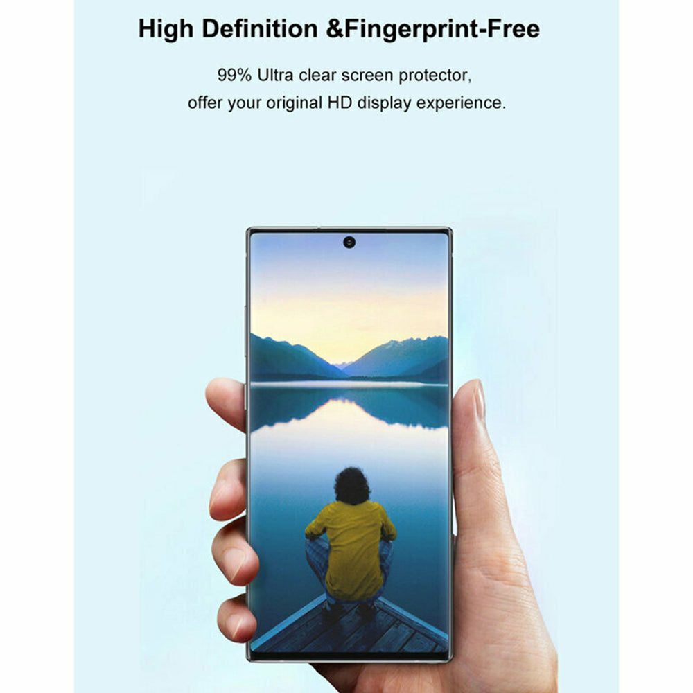 Lito-näytönsuoja Samsung Galaxy S25 Ultra S938:lle, karkaistu lasi, UV-liima, 3D
