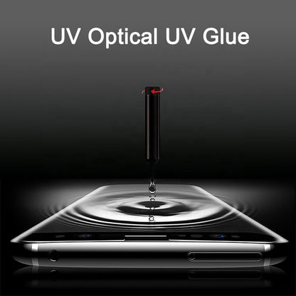 Lito-näytönsuoja Samsung Galaxy S7 edge G935:lle, karkaistu lasi, UV-liima, 3D