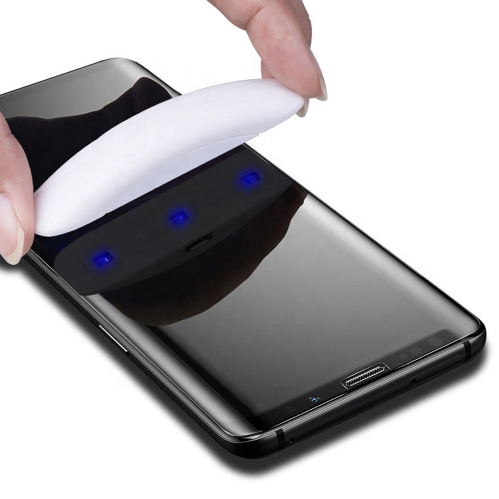 Lito-näytönsuoja Samsung Galaxy S7 edge G935:lle, karkaistu lasi, UV-liima, 3D