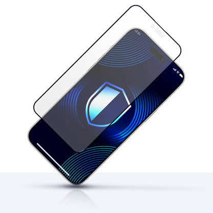 Suojakalvo Matte 3MK HardGlass Max Apple iPhone 17 Air:lle, Panssarilasi, Full Glue, Musta