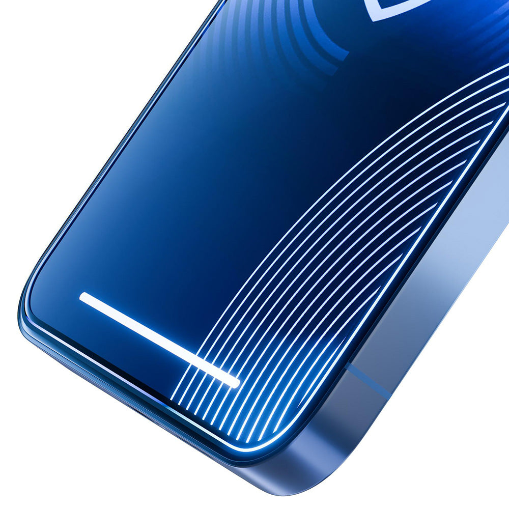Suojakalvo Matte 3MK HardGlass Max Apple iPhone 17 Air:lle, Panssarilasi, Full Glue, Musta
