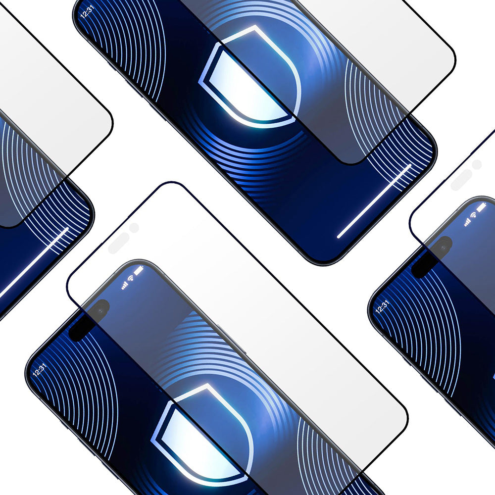 Mattapintainen 3MK HardGlass Max suojakalvo Apple iPhone 17 Pro Max:lle, karkaistu lasi, täysliima, musta