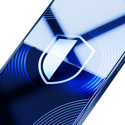 Mattapintainen 3MK HardGlass Max suojakalvo Apple iPhone 17 Pro Max:lle, karkaistu lasi, täysliima, musta