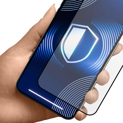 Mattapintainen 3MK HardGlass Max suojakalvo Apple iPhone 17 Pro Max:lle, karkaistu lasi, täysliima, musta