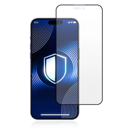 Suojakalvo Matte 3MK HardGlass Max Apple iPhone 17 Prolle, Panssarilasi, Full Glue, Musta