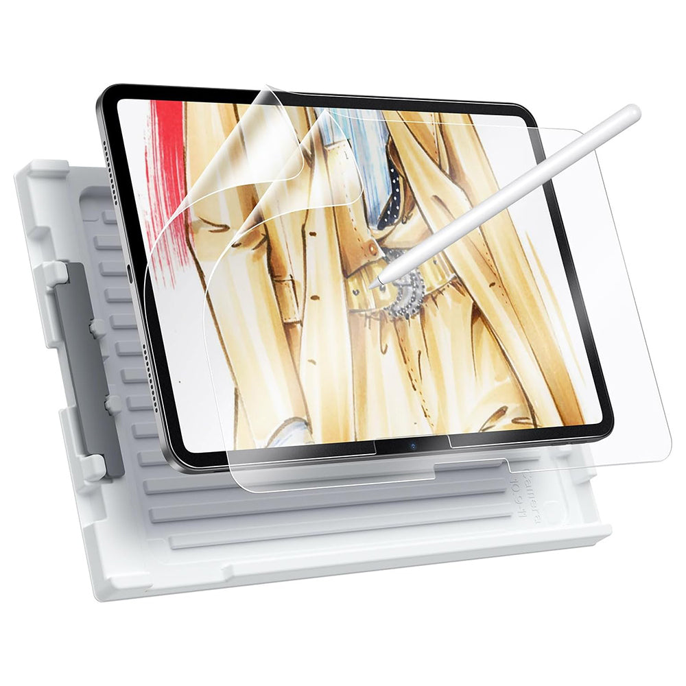 Mattapintainen ESR Paper Feel -suojakalvo Apple iPad Air 13 (2025) / Air 13 (2024) -laitteille, Muovi, Täysliima, 2 kappaleen setti