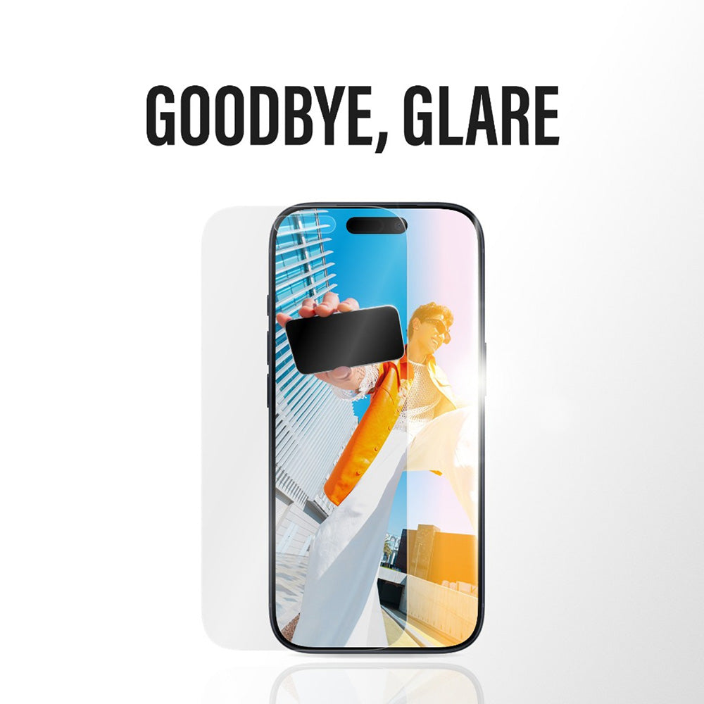 Mattapintainen PanzerGlass Armor EasyAligner -näytönsuojakalvo Apple iPhone 17 Pro Max -puhelimelle, Turvalasi, Täysliima