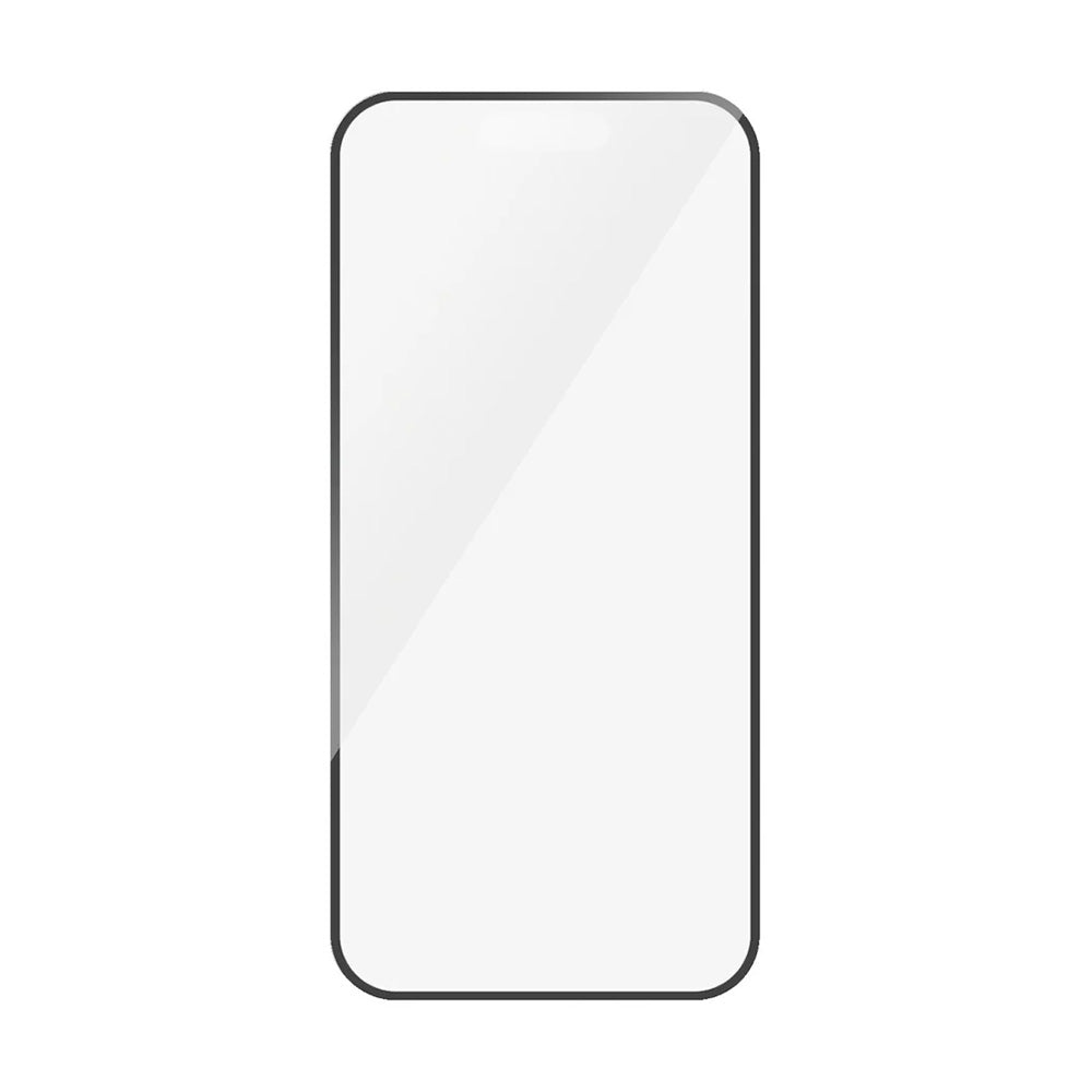 Suojakalvo Matte PanzerGlass Ultra-Wide Fit Gaming Apple iPhone 16 Prolle, Karkaistu lasi, Full Glue, Musta