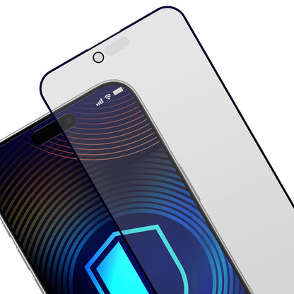 Mattapintainen yksityisyyssuojakalvo 3MK HardGlass Max Apple iPhone 17 Air:lle, karkaistu lasi, täysliima