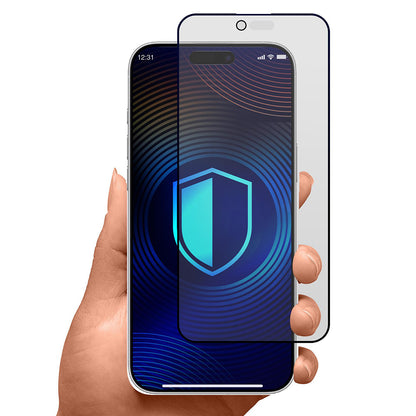 Mattapintainen yksityisyyssuojakalvo 3MK HardGlass Max Apple iPhone 17 Air:lle, karkaistu lasi, täysliima