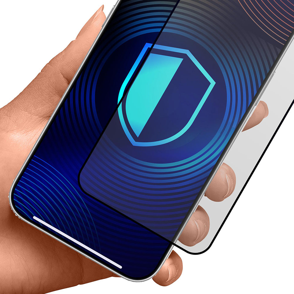 Mattapintainen yksityisyyssuojakalvo 3MK HardGlass Max Apple iPhone 17 Air:lle, karkaistu lasi, täysliima