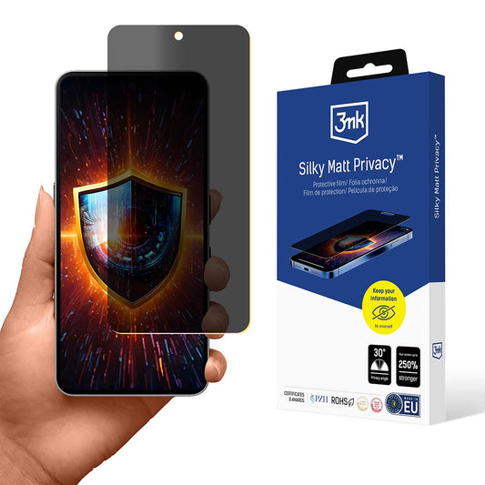 Matta Privacy -näytönsuoja 3MK Silky Nothing Phone (3a) / Phone (3a) Pro, muovia
