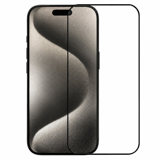 Nillkin CP+ Pro -näytönsuoja Apple iPhone 15 Pro Maxille, karkaistu lasi, täysiliimainen, musta
