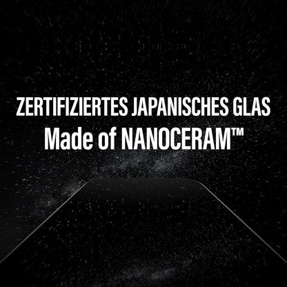 PanzerGlass Ultra-Wide Ceramic II EasyAligner -suojakalvo Apple iPhone 17 Prolle, karkaistu lasi, täysliima, musta