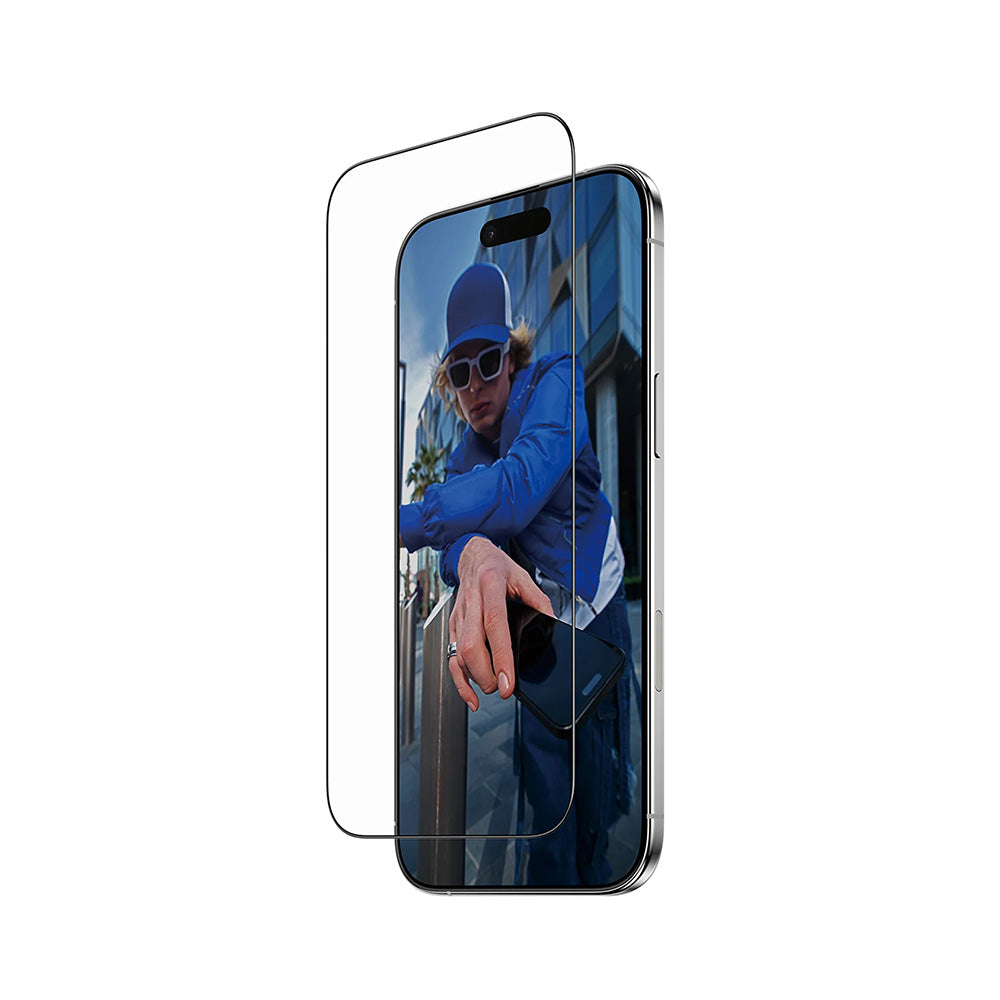 PanzerGlass Ultra-Wide Fit Fastfit -suojakalvo Apple iPhone 17 Air -puhelimelle, karkaistu lasi, täysliima, musta